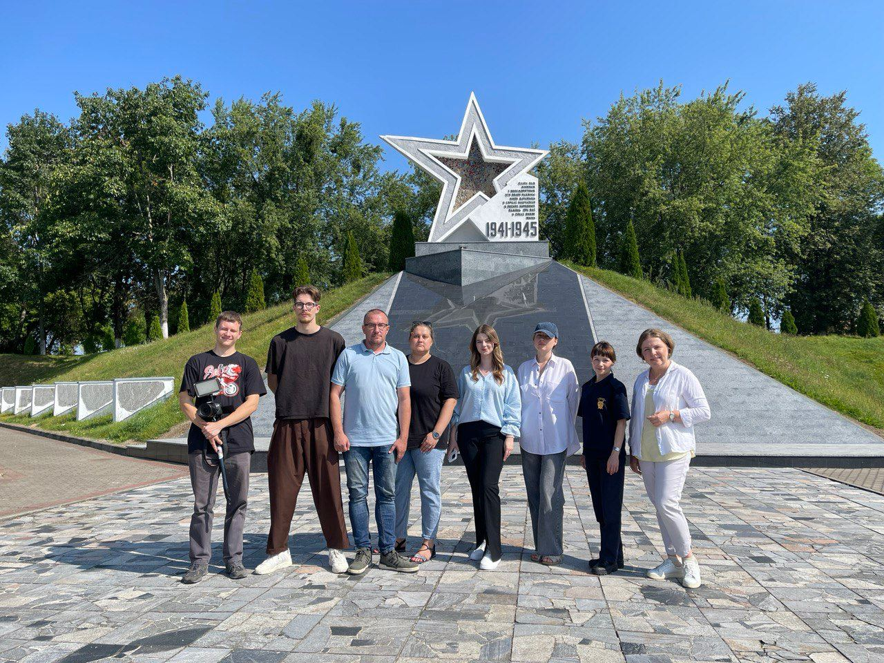 Документальный фильм снимают будущие журналисты в рамках междисциплинарного проекта «Геноцид белорусского народа: память и боль Гродненской земли»